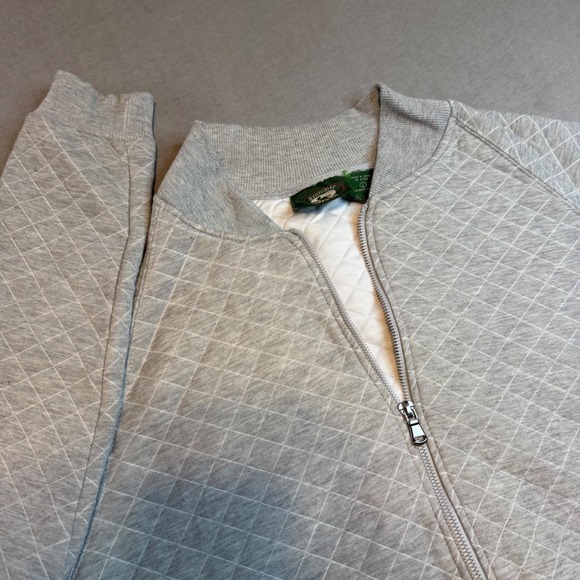 Stillwater Supply Co. Other - Stillwater Supply Co Mens Quilted Bomber Jacket Gray Full Zip Size Large L
